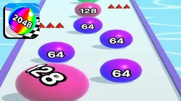 Ball Run 2048 || Max Level‼️All Level Gameplay Android/iOS, New Update Level 83-85