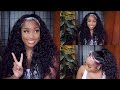 WHAT WIG !? I'LL WAIT | THROW ON AND GO WATERWAVE HEADBAND WIG X UNICE HAIR | EP 2