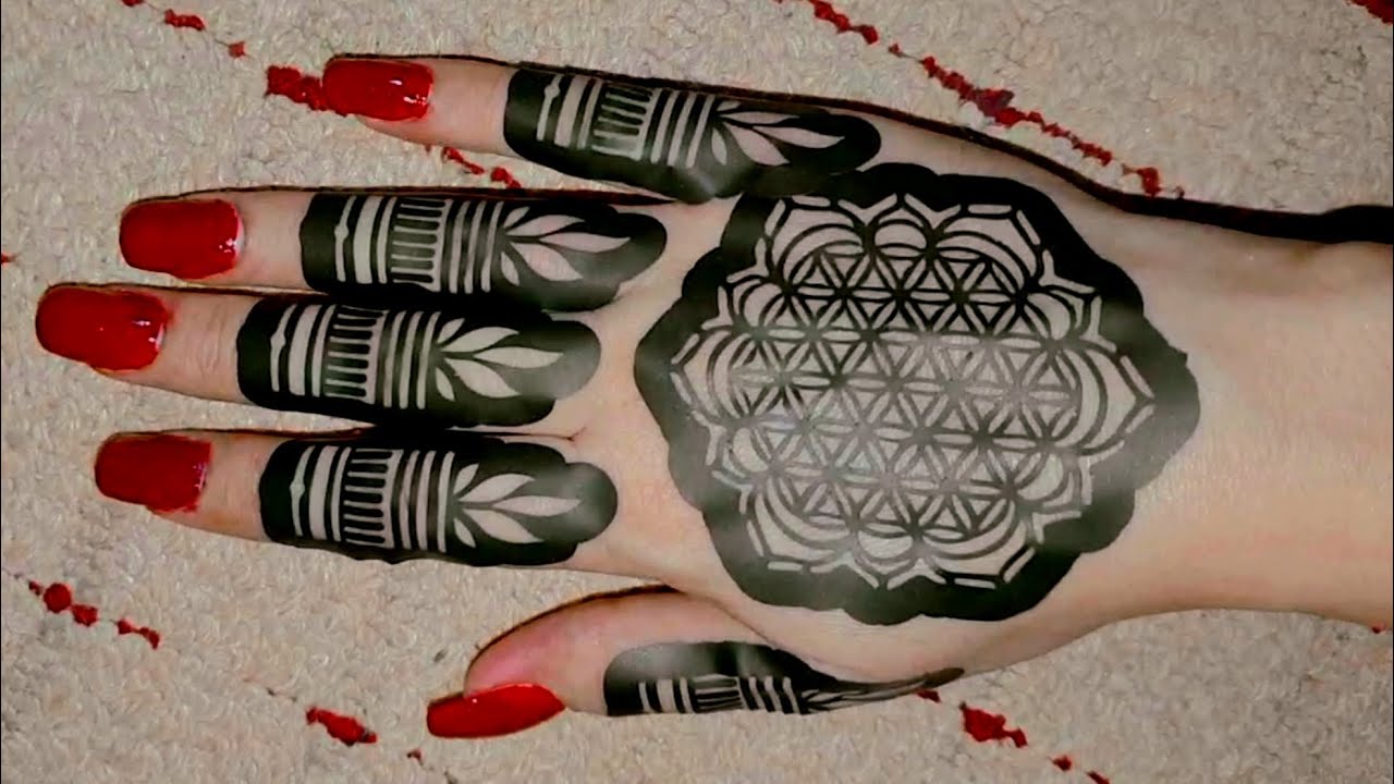 cello tape mehndi stickers design YouTube