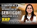 Introduction to SEBI (ICDR) Regulation 2018 & RHP | CM&SL | CS-EXE. G-II | BY : CS. SHWETA SHARMA