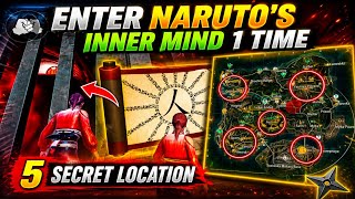 😍ENTER NARUTO'S INNER MIND 1 TIME IN PUBG MOBILE | 5 CONFIRMED SECRET LOCATIONS | V4.5 QUIZ NEW E... screenshot 5