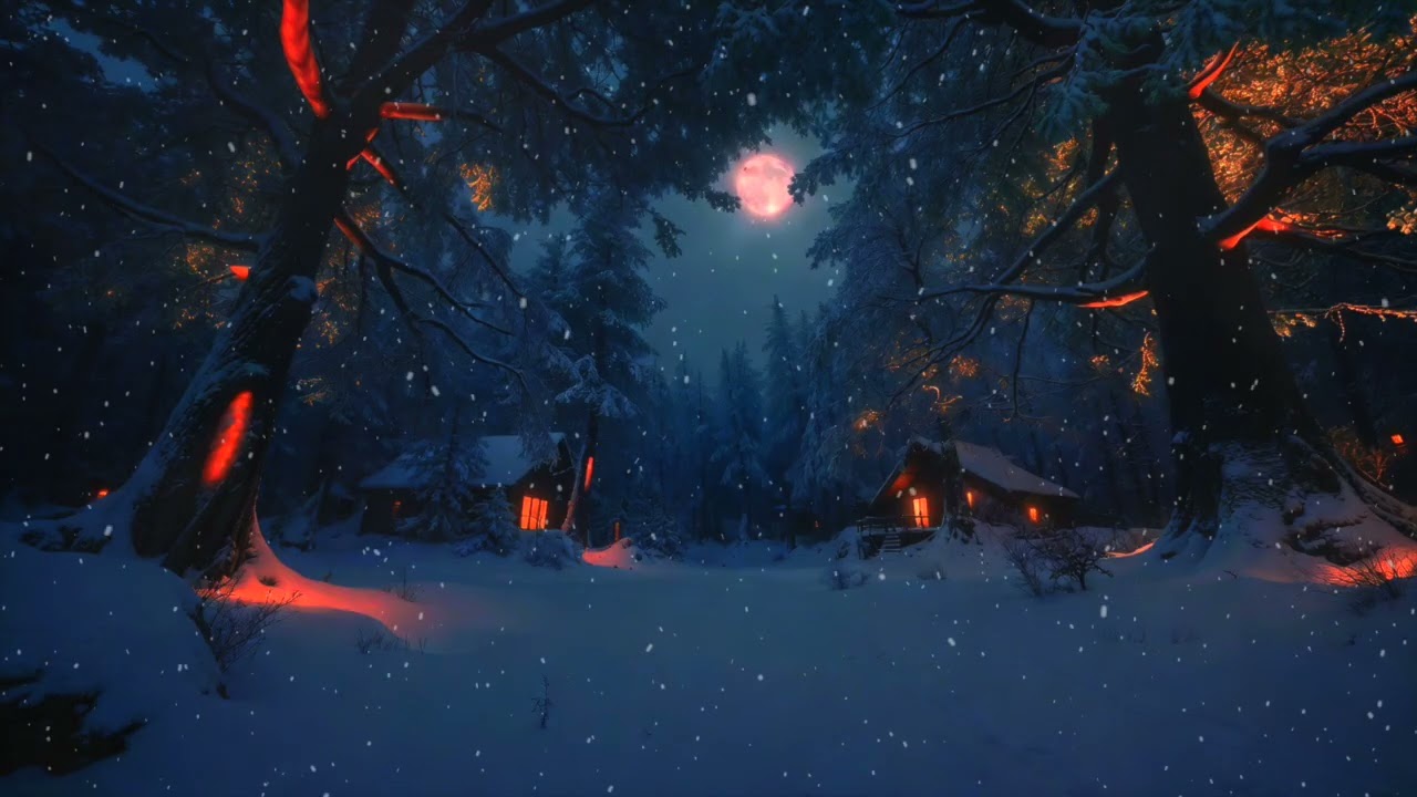 Deep Sleep Music + Snow Ambience ✦ Insomnia Relief, Stress Calm & Anxiety Reduction