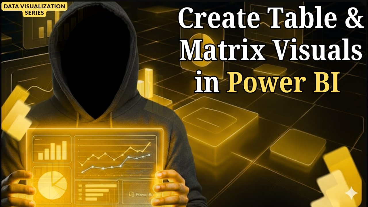 Power BI Tutorial: How to Create Table & Matrix Visuals Step-by-Step ...