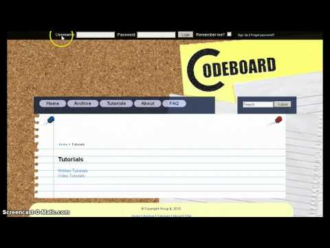PortFolio- CodeBoard ScreenCast
