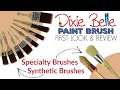 Dixie Belle Signature &amp; Synthetic Paint Brush Review Comparison