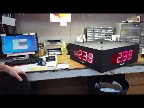 DC 40 W System 4 sided Wireless system clocks store n forward