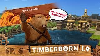 We Survived the Bad Tide... BARELY | Timberborn 1.0 | Episode 6