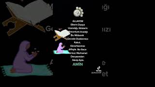 Regaip Kandili Duası. Ami̇n Allahim