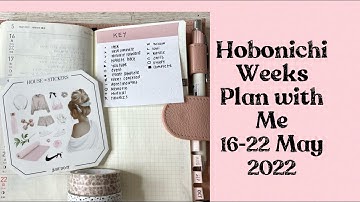 Hobonichi weeks ||  16-22 May 2022 || plan with me || Functional