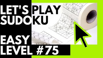 Sudoku Series Easy Level in 2021 | Math Tutor Edu | Sudoku #75