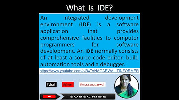 what is IDE| ratan agarwal it informer