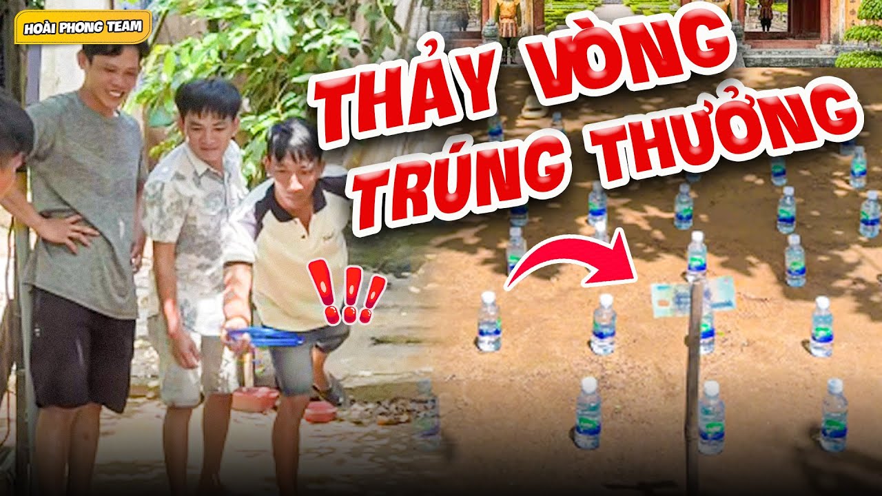 AI Sẽ Hốt Tiền Với Thử Thách Thảy Vòng Trúng Thưởng | Team Hoài Phong TV