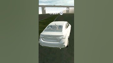 Hyundai solaris crash💀. Simple car crash physics simulator.