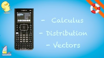 how to do Calculus and Vector operations? - TI-Nspire tutorial #6