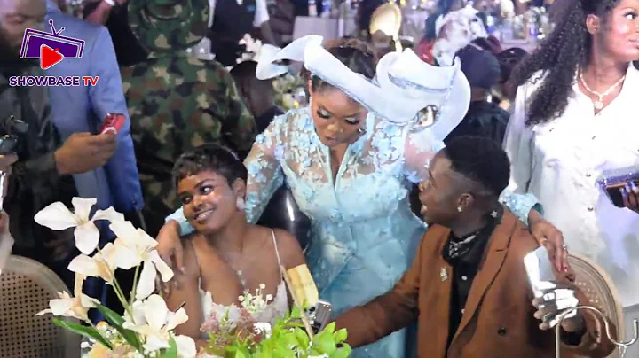 TOYIN ABRAHAM & IYABO OJO ON THE DANCE FLOOR AT PRISCILLA WHITE WEDDING