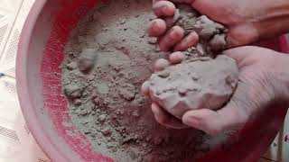 Soft silky dusty pure cement crumbling 💦#satisfyasmr screenshot 4
