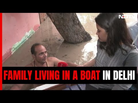 Delhi News | 'Nobody Came To Rescue Us': Family Living In A Boat In Delhi's Yamuna Bazaar