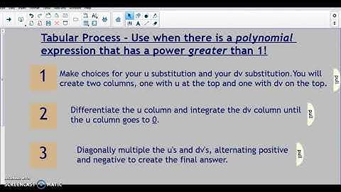 BC Calculus 6.3 Integration By Parts Day 1