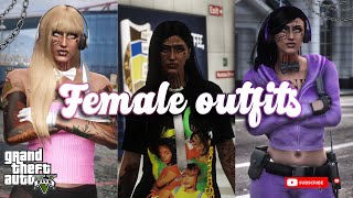 GTA 5 Online |Multiple Cute Female Outfits  (Tryhard/Freemode)(Ps4/Ps5/Xbox (For pc )