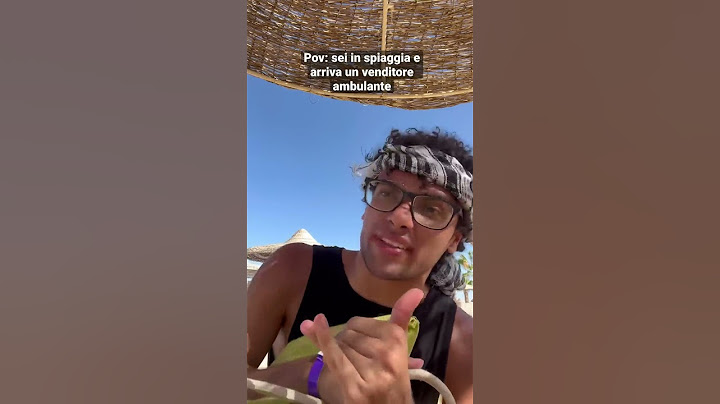 Pov: sei in spiaggia e arriva un venditore ambulante - Kiro Ebra #shorts