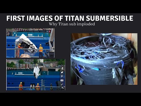 First look at #oceangate #titan Debris