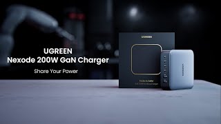 UGREEN Nexode 200W USB C Desktop Charger | 6 Ports GaN PD Fast Charger