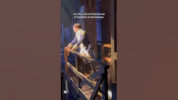 my final solo as Charles Lee in Hamilton 🥹 #actor #broadway #hamilton #theatre #backstage #pov