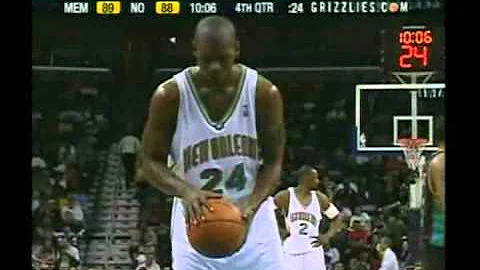 Jamal Mashburn 50pts + Game-Winning Shot vs. Grizz...