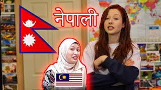 नेपाली | Geography Now! NEPAL | Malaysian Girl Reactions