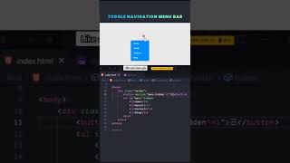 Build a Clean Navigation Bar in 60 Seconds ⏱️ #Shorts #coding #html #css #learncoding