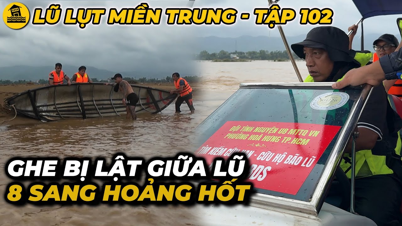 Эпизод 102: ЦЕНТРАЛЬНОЕ НАВОДНЕНИЕ | 8 человек в панике, когда их лодка перевернулась во время на...