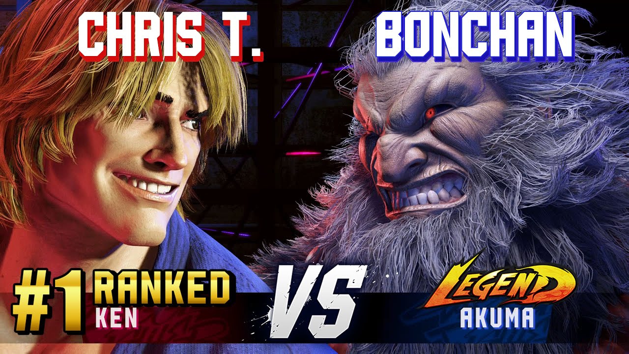 SF6 ▰ CHRIS TATARIAN (#1 Ranked Ken) vs BONCHAN (Akuma) ▰ High Level Gameplay