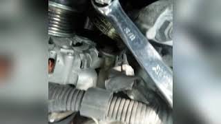08 Scion xB 2.4L alternator removal (easy) strong language