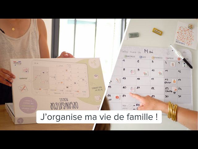 Organisateur familial mensuel