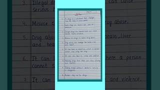 #essay on drug in english #essay on drugs #drug addiction essay#essay writing