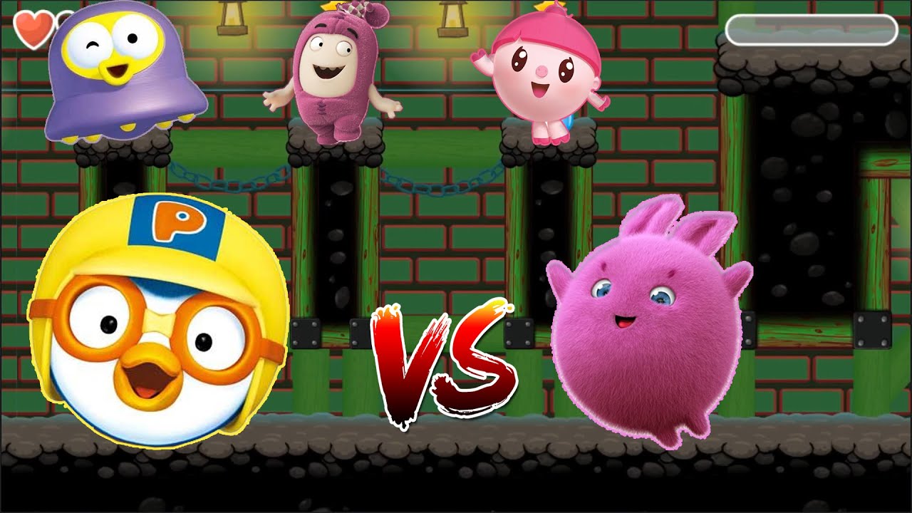 Red Ball 4 vs Pororo Ball Green Hills Reverse Fight