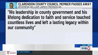 Famous Longtime Clarendon County council member passes away after 30 years of public service Net Worth