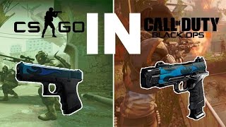 CS:GO Skins In BO3! | Bunsen Burner RK5 | Tutorial