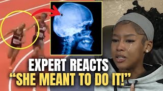 INTENTIONAL STRIKE?! Track Runner HITS Opponent with Baton!: Expert Reacts