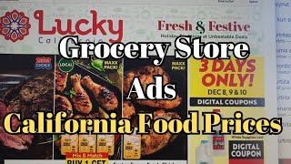 California Food Prices Lucky  / Raley's  / Cost Less Foods  / Safeway Grocery Store Ads