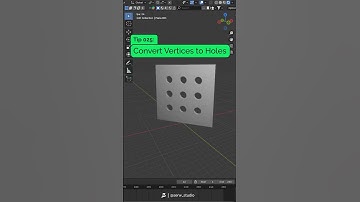 Modeling Tip 25: Convert Vertices to Holes
