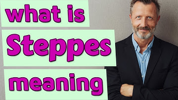 Steppes | Meaning of steppes 📖 📖 📖