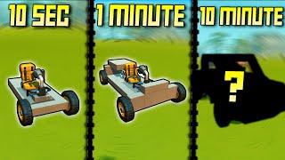 I Tried to Build a Car in 10 Seconds, 1 Minute, and 10 Minutes! - Scrap Mechanic