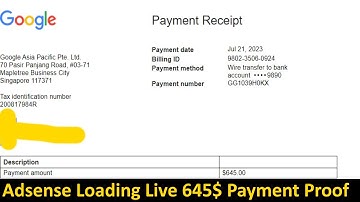 Adsense Loading Live 645$ Payment Proof || Adsense Loading Safe Method