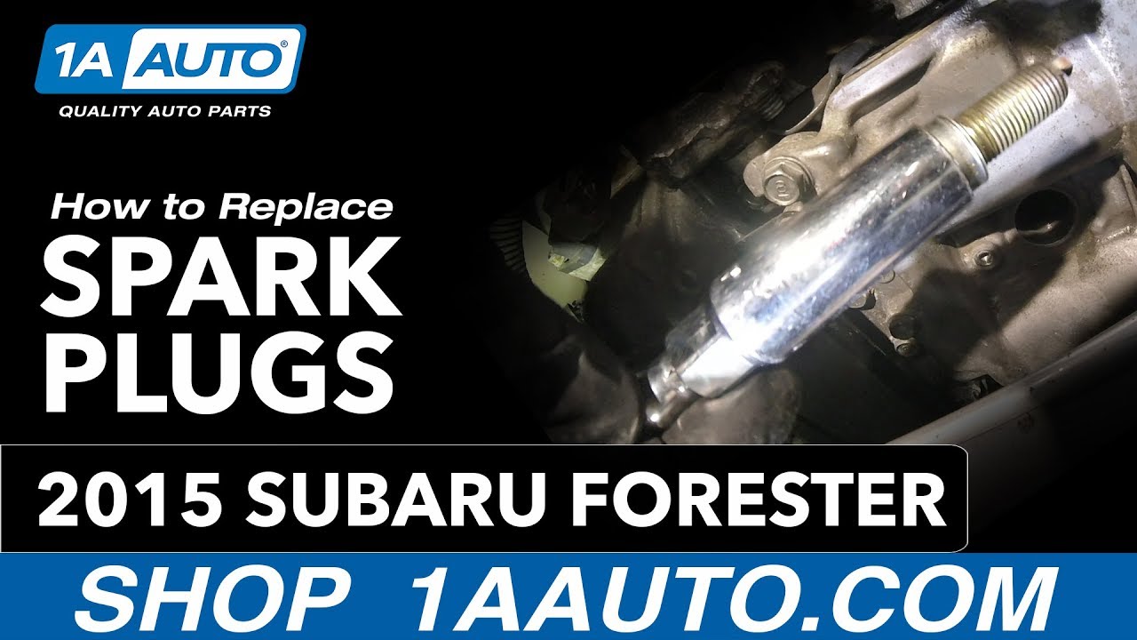 How to Replace Spark Plugs 2013-18 Subaru Forester | 1A Auto