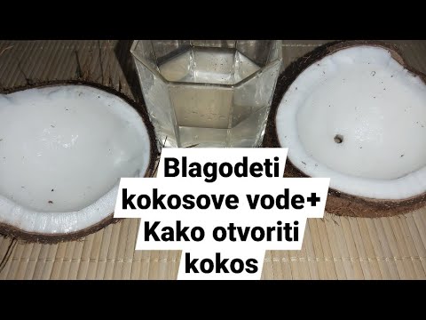 BLAGODETI KOKOSOVE VODE/KAKO OTVORITI KOKOSOV PLOD/🥥🥥🏝@Radolina Recepti Zdrava hrana,jela bez mesa