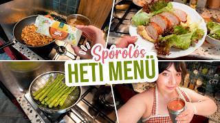 Spórolós HETI MENÜ 4. hét | tudatos vásárlás és főzés - Mi került az asztalra?