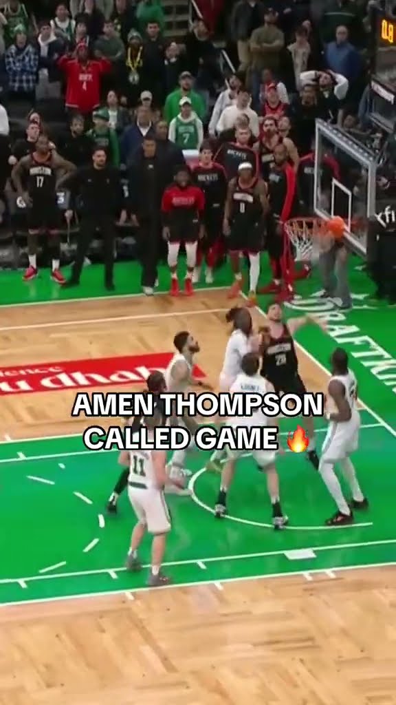AMEN THOMPSON CALLED GAME ?