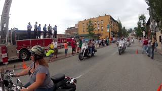 Parade of Motorcycles, Morgantown, WV--Mountainfest 2013