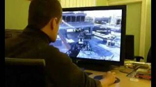 Headlock demonstration using Modern Warfare 2 Net Worth
